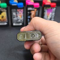 Briquet au butane rechargeable au design original et cool, en alliage métallique, grand briquet carré pour cigarettes, idéal pour les fêtes et la cuisine