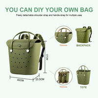 Bolsas Everich 2 en 1 de EVA, 30L de Gran Capacidad, Bolsa de Silicona Impermeable de Fábrica con Cierre Superior para Playa, Camping y Actividades al Aire Libre