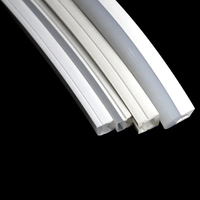 Abat-jour de couverture LED en silicone souple de longueur personnalisée Bandes de LED flexibles à entrée libre avec service de traitement Produit en caoutchouc