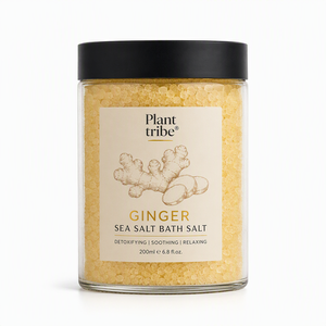 Sal de Baño de Jengibre y Sal Marina, Exfoliante Natural, Calmante, Hidratante y Relajante, Sal de Baño Herbal - Product Image 6