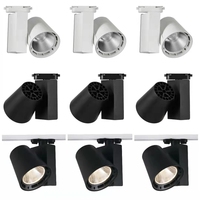 Adaptateur universel de lampe de piste à Led COB, torche moderne à montage en Surface, 3 Phases, 35W ou 50W