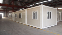 Maisons modulaires préfabriquées en conteneurs plats détachables en gros à vendre, maisons modulaires personnalisées pour les projets de bureaux et résidentiels