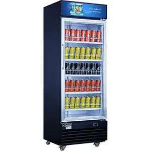 Preço barato bebidas refrigerador pepsi, frigorífico bebidas vertical cooler