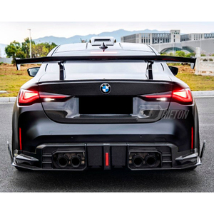 Difusor Trasero de Fibra de Carbono Estilo CMST V2 con Tejido 3K/6K/12K y Acabado Brillante/Mate para BMW G80 G81 M3 G82 G83 M4 - Product Image 2