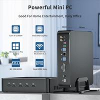 Ordinateurs de jeu Msecore 11e génération Core I9 11900H, 16 Go de RAM DDR4, 512 Go de SSD NVME, Windows 11 Pro, mini-ordinateur de jeu, mini-PC