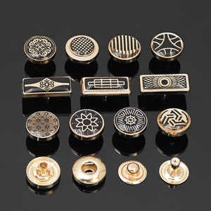 กระดุมสแน็ปอินโลหะผสมสังกะสีทนทานดีไซน์สีตามสั่ง - Product Image 2