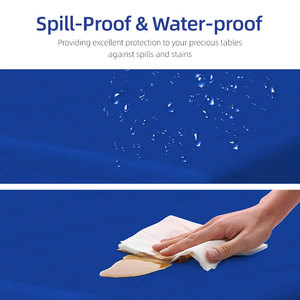 Bảng Bìa bảng Khăn trải bàn bên Khăn trải bàn hình chữ nhật đám cưới sang trọng Trắng bảng vải cho các sự kiện bán buôn nhựa thâm quyến - Product Image 4