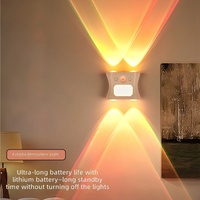 Lampe LED USB à détecteur de mouvement, rechargeable, pour cuisine, chambre, escalier, couloir, armoire, placard, lumières nocturnes