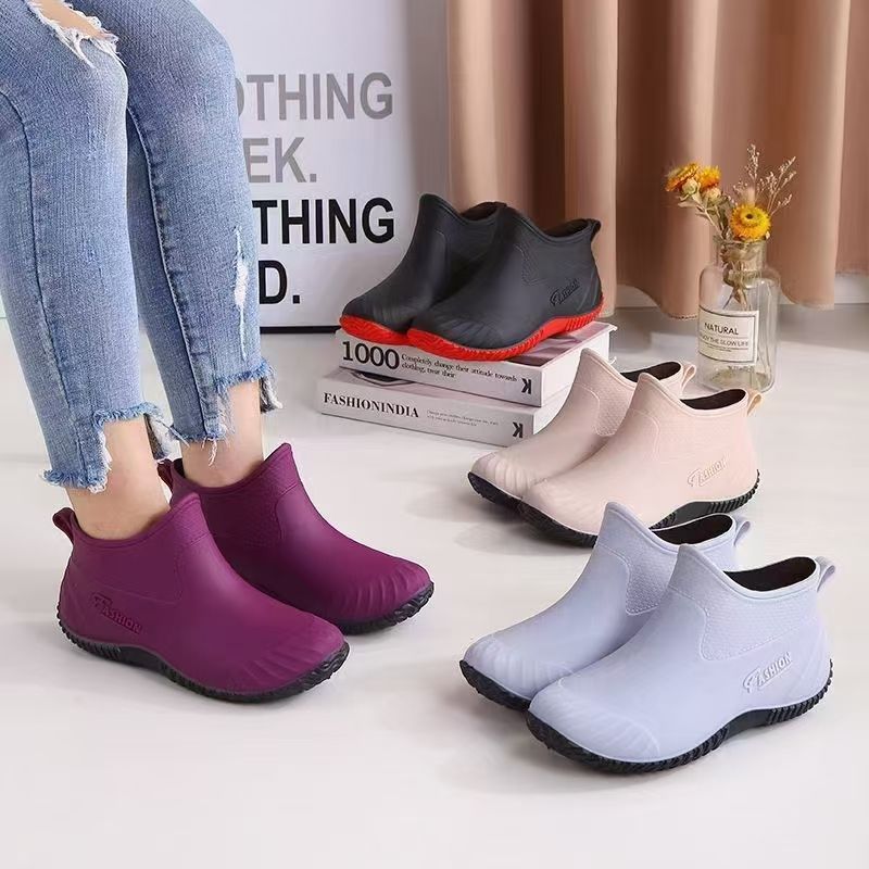 Pvc Shoes Rainy Season Shoes For Womens High Quality Plastic Shoe