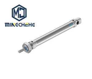 Actuador Neumático Redondo Serie DSNU-16-100-P-A, Cilindro Mini de 16 mm de Diámetro y 100 mm de Carrera, Doble Acción, Componente Neumático para Automatización - Product Image 1