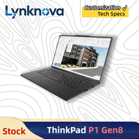Estación de Trabajo Móvil ThinkPad P1 Gen8, Intel Core Ultra 9 de 16 Núcleos, 64 GB LPDDR5x, RTX 3000 Ada, Portátil Disponible