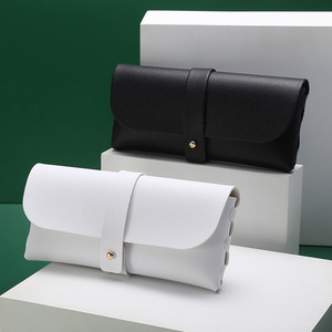 Eyeglasses Case 165mm <b>Long</b> Black PVC Durable Anti Pressure Storage <b>Box</b> for Glasses - Product Image 5