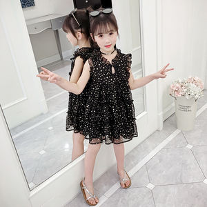 Bambini Fabbrica di Abbigliamento Americano <span class=keywords><strong>Nero</strong></span> Chiffon Delle Ragazze del <span class=keywords><strong>Vestito</strong></span> Da Sera Dalla Cina Mercato All'ingrosso - Product Image 3