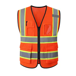 Chaleco DE SEGURIDAD personalizado 2025, ropa de seguridad de poliéster de alta visibilidad con señal reflectante, chaqueta con logotipo personalizado de fábrica - Product Image 1