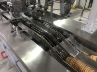 Nouvelle machine de tri et d'empilage de biscuits Skywin pour ligne de production de biscuits à roue étoilée après cuisson
