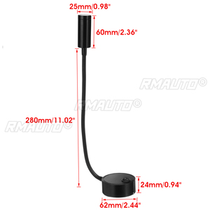 Lampe de lecture 12V-24V avec port de charge USB, éclairage intérieur flexible à LED pour voiture, camping-car, caravane, bateau, camping - Product Image 6