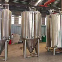 Récipient de fermentation de bière chemisé 100L 2000L 3000L 5000L Fermentadores Para Cerveza Artesanal