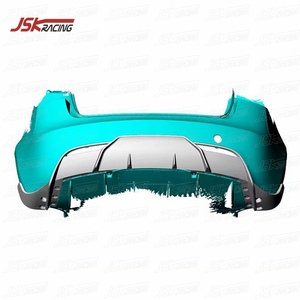 Diffuseur arrière en fibre de carbone de style <span class=keywords><strong>Jsk</strong></span> pour Tesla Model <span class=keywords><strong>3</strong></span> 2023-2024 Diffuseur de lèvre de pare-chocs de voiture de haute qualité modifié amélioré - Product Image 2