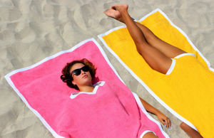 Toalla de Playa 2 en 1 para Mujer, 100% Algodón, Tipo Terry, para Tomar el Sol, Toallas de Playa Personalizables con Logotipo - Product Image 6