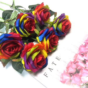 Vente chaude transfrontalière <span class=keywords><strong>de</strong></span> pétales artificiels colorés <span class=keywords><strong>de</strong></span> <span class=keywords><strong>roses</strong></span> plantes fleurs pour arrangement <span class=keywords><strong>de</strong></span> scène d'intérieur à la maison décoratif - Product Image 6