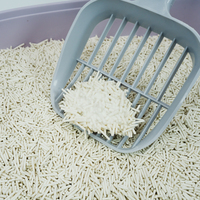 OEM Fäkalien-Bluttest-Katzenstreu, Direktpreis ab Werk für 1,5mm Tofu-Katzenstreu, Biologisch Abbaubar, Spülbar