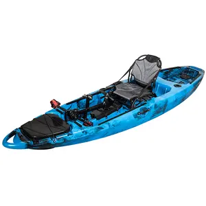 Kuer-Pedal de kayak de 10 pies, brújula, paddle Predator, Océano, Tandem, pesca