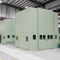 Cabine acoustique industrielle sur mesure, insonorisée, anti-bruit, pour compresseur, générateur, machine