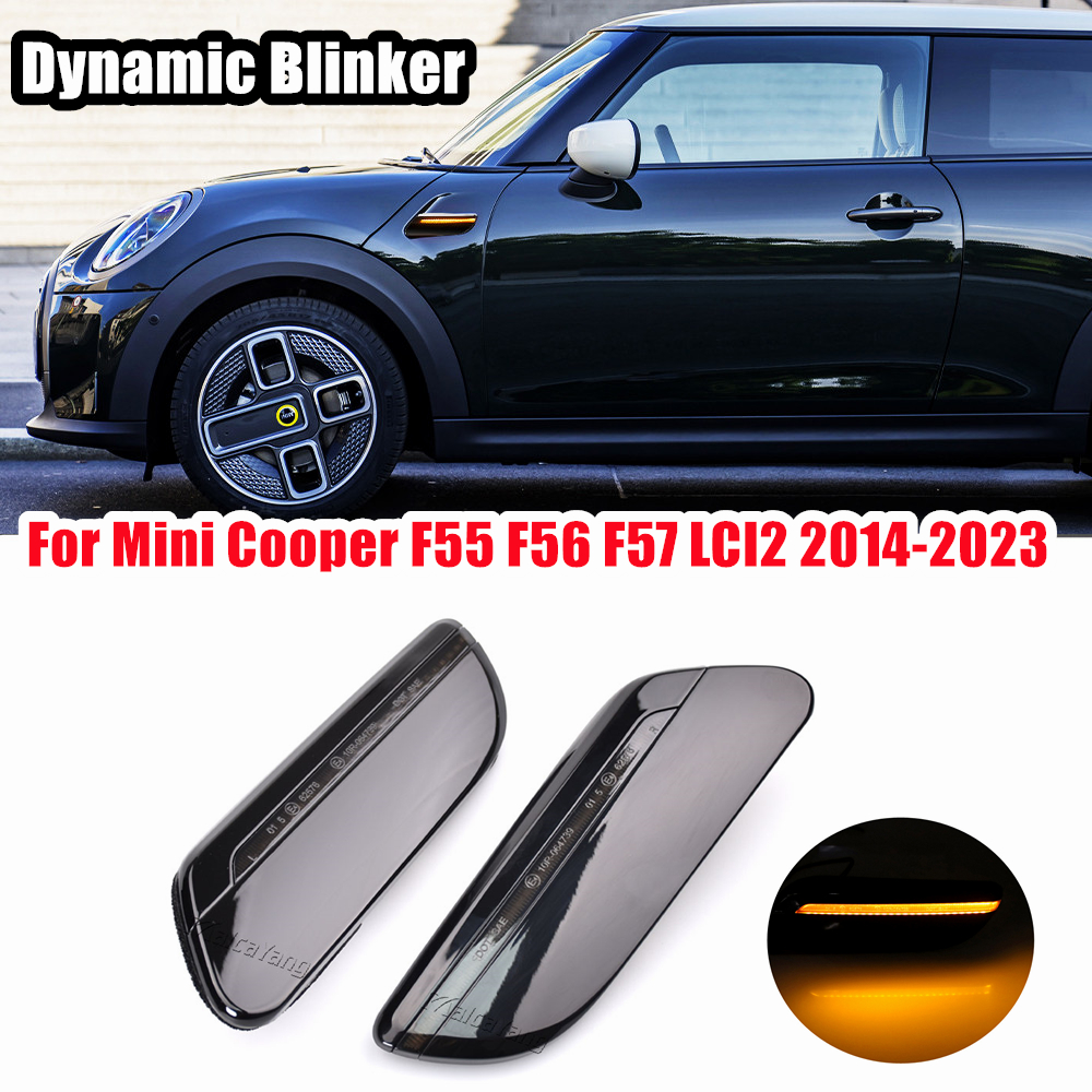 MINI F55,F56,F57 LCI2デザイン スモークレンズ サイド