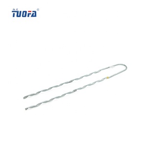 Empuñadura de acero premoldeada, accesorio de cable ADSS/OPGW, extremo muerto, precio Favorable, alta calidad - Product Image 6