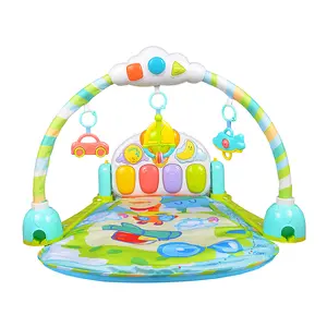 定制柔软卧室活动游戏垫新生儿健身房带婴儿床吊铃玩具婴儿游戏垫