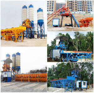 Produsen Profesional Pabrik Pengaduk Beton MHZS 60/90/120/180 Pabrik Beton Modular Tanpa Pondasi Harga - Product Image 5