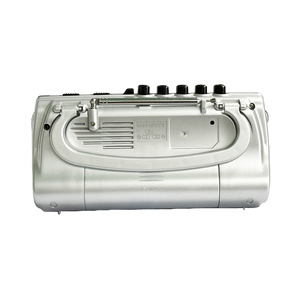 Retro Silver Cassette Recorder Player FM AM Radio Built-in <b>Speaker</b> Portable Walkman - Product Image 5