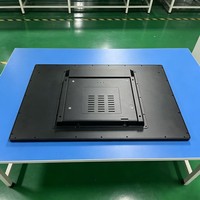 Layar Digital Signage LCD Definisi Tinggi 4K 49/55/65-Inci yang Dipasang di Langit-langit untuk Aula Pameran Bandara dan Lift