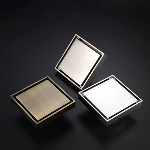 Accesorios <span class=keywords><strong>de</strong></span> Baño, Rejilla <span class=keywords><strong>de</strong></span> Drenaje Cuadrada <span class=keywords><strong>de</strong></span> Latón Antiguo para Ducha, Antiolores - Product Image 6