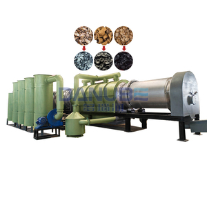 เครื่องผลิตถ่านชีวภาพแบบเผาถ่านด้วยความร้อนสูง (Pyrolysis) พร้อมสายการผลิตถ่านชีวภาพและเครื่องคาร์บอนไนเซชั่น ราคา - Product Image 1