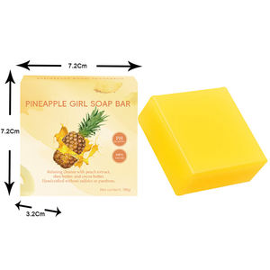 Ananas <span class=keywords><strong>Savon</strong></span> pour les mains Shampooing <span class=keywords><strong>démaquillant</strong></span> Visage Nettoyage en profondeur <span class=keywords><strong>Savon</strong></span> de bain hydratant - Product Image 3