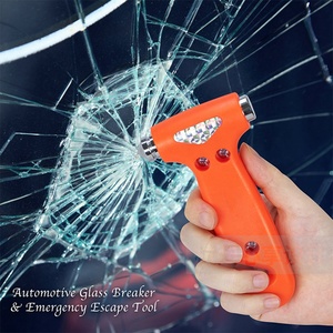 Herramienta portátil y potente para escape de emergencia en automóviles, rompeventanas de seguridad con cortador de cinturón de seguridad, rompe cristales de coche. - Product Image 3