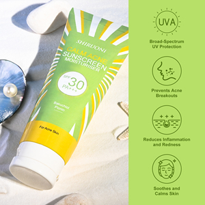 Soothing Broad-Spectrum Protection <strong>Spf</strong> <strong>30</strong> Calm Acne Bakuchiol Hyaluronic Acid Sunscreen <strong>Moisturiser</strong> - Product Image 4