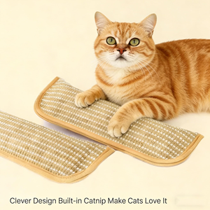 Tapis à gratter pour chat en sisal écologique Yun, coussin moderne pour animaux de compagnie, jouet à mâcher couleur menthe pour chats et chiens – Grande Vente - Product Image 5