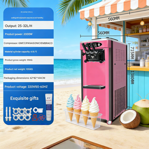 Máquina de Helados Profesional para Mostrador, Ideal para Pequeños Cafés y Tiendas de Café - Product Image 1