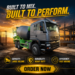 Camion malaxeur à béton Howo 2026 de 10 mètres cubes - Product Image 1