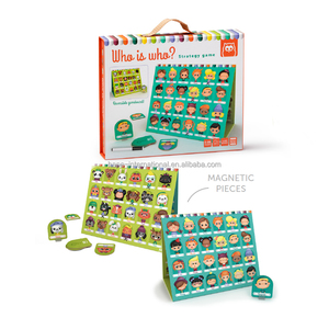 Rompecabezas de interacción para niños en edad preescolar Juego de mesa Guess Educativo Guess Who Is Who Juego de mesa para niños - Product Image 1