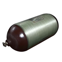 Vente en gros de cylindres composites au gaz naturel comprimé d'occasion, diamètre extérieur 406 mm, pression 200 bars, capacité 100 L, poids 70 kg