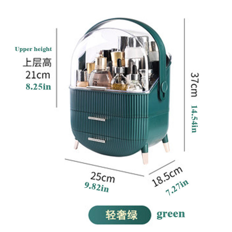 Boîte de maquillage blanche de luxe et porte-stylo