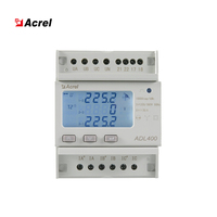 Acrel 220 MID certificado factor de potencia carril DIN kWh medidor de energía trifásico para medición de electricidad de fábrica 3*380/V
