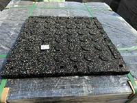 Dalles de sol en caoutchouc EPDM laminé, double couche, tapis de gym en SBR recyclé, haute résistance, antidérapant, emboîtable, résistant à l'eau