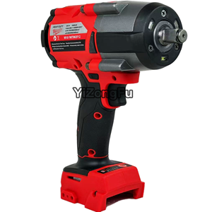 Cờ lê lực chuyên nghiệp màu đỏ, đèn LED, bền bỉ, dụng cụ đáng tin cậy, có thể điều chỉnh, 3400 vòng/phút, mô-men xoắn cao 1500Nm, hiệu suất cao - Product Image 6