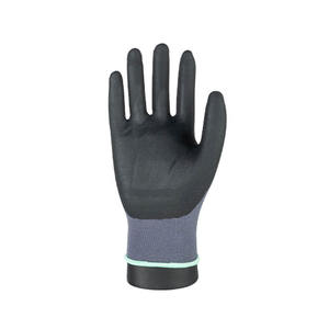 ถุงมือยางไนไตรล์โฟมกันลื่นเคลือบหน้าจอสัมผัสขนาด XL พร้อมซับในไนล่อนป้องกันมือ FNP02การรับรอง EN388 - Product Image 3