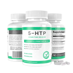 Suministro de China Natural 5 <span class=keywords><strong>HTP</strong></span> 5 Cápsulas de hidroxitriptófano Suplemento alimenticio para la relajación de los adultos Etiqueta privada Extracto de semilla de Ghana - Product Image 2