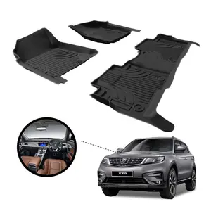 3D 4x4 offroad All Weather Car Mats Waterproof Floor Liners Car Mat for Proton x70 x50 2015-2018